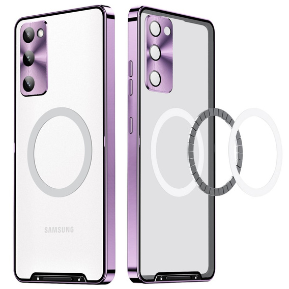 Защитный чехол для камеры Samsung Galaxy S20 FE, CamShield MagSafe, прозрачный / фиолетовый