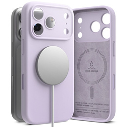 Чехол Ringke для iPhone 17 Pro Max, силиконовый магнитный MagSafe, светло-фиолетовый