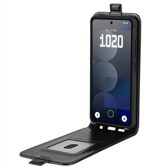Футляр з клапаном для Nothing Phone 3a Pro, Flip, чорний