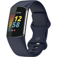 Резиновый браслет Softband для  Fitbit Charge 5 - Dark Blue