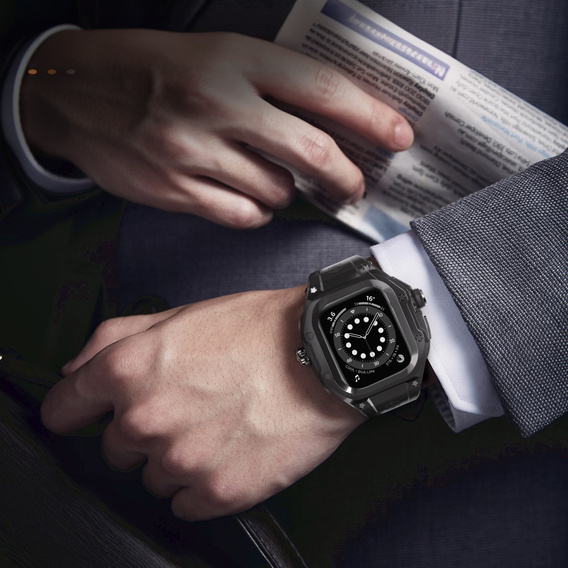 Ремень с чехлом SHELLBOX для Apple Watch Ultra/Ultra 2 49 мм