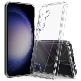 Чехол для Samsung Galaxy S24+ Plus, Fusion Hybrid, с защитой камеры, прозрачный