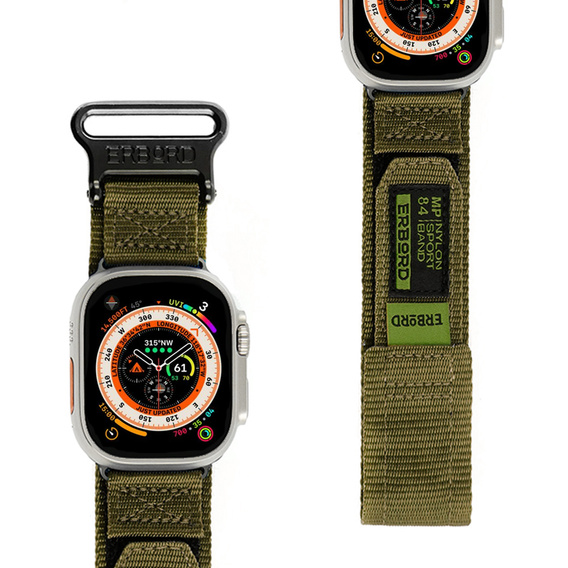Нейлоновий ремінець ERBORD MP84 для Apple Watch 1/2/3/4/5/6/7/8/9/SE/ULTRA/ULTRA 2 42/44/45/49мм