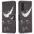 Откидной чехол для Samsung Galaxy A05s, Wallet, Don't Touch My Phone, чёрный