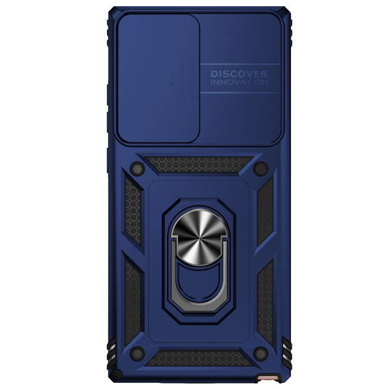Чехол NOX Camera Slide Samsung Galaxy Note 20 Ultra, CamShield Slide, синий