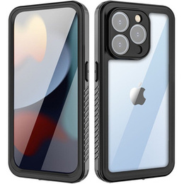 Водонепроницаемый чехол IP68 для iPhone 15 Pro, чёрный