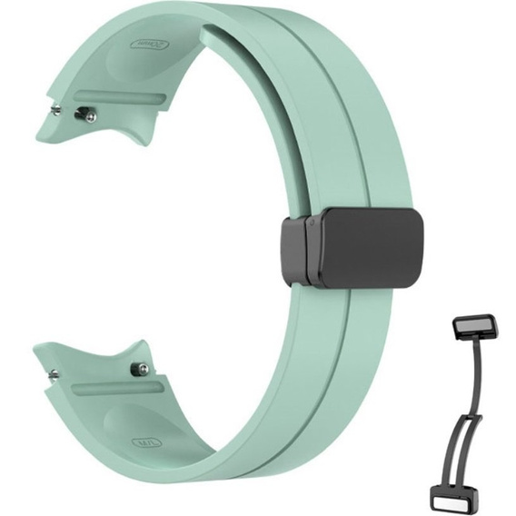 Силіконовий ремінець для Fitbit Inspire 3, Red Samsung Galaxy Watch 4 / 5 40/42/44/46/45MM PRO, Light Green