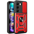 Чехол NOX Camera Slide Infinix Hot 50 Pro 4G, CamShield Slide, красный