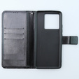 Футляр з клапаном для Xiaomi 13T / 13T Pro, Crazy Horse Wallet, чорний
