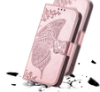 Чохол-книжка для Realme 12 Pro 5G / 12 Pro+ 5G, Butterfly, рожевий rose gold