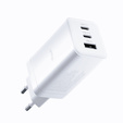 Зарядное устройство Forcell 65W GaN 2x USB C 1x USB A , White