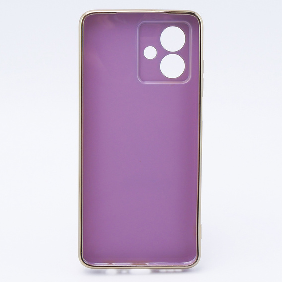 Чохол для Motorola Moto G54 5G, Glamour CamShield, фіолетовий