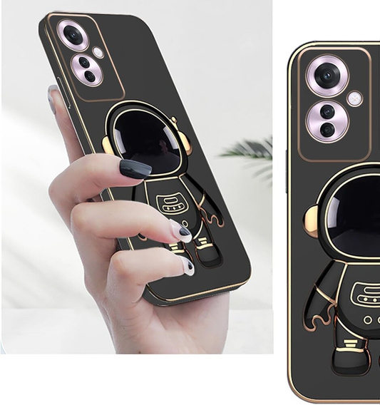 Чoхол до Oppo Reno 11F 5G, Astronaut, чорний