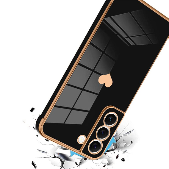 Чехол до Samsung Galaxy S22, Electro heart, чёрный