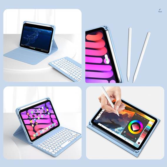 Чохол + клавіатура iPad mini 6 2021 8,3'', Magnetic Keyboard, чорний