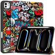 Чехол для iPad Pro 11 2024, Smartcase, graffiti