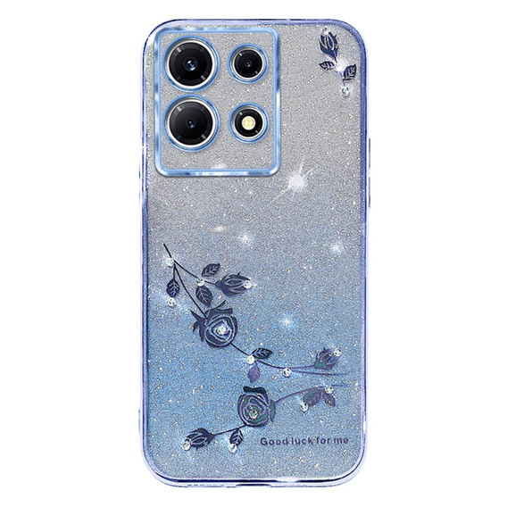Чохол для Infinix Note 30 Pro 4G, Glitter Flower, м'яти