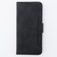 Футляр з клапаном для Motorola Moto G54 5G, Card Slot, чорний