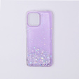 Чехол до Xiaomi Redmi 12, Glittery, фиолетовый