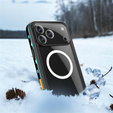 Чохол для iPhone 17 Pro Max, водонепроникний IP68, SHELLBOX MagSafe, синій