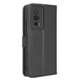 Откидной чехол для Poco F5 Pro 5G, Wallet Smart Magnet, чёрный
