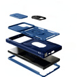 Чохол NOX Camera Slide Samsung Galaxy S24 Ultra, CamShield Slide, синій
