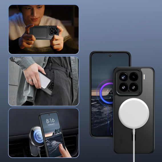 MagSafe ERBORD матовий чохол для Xiaomi 15T Pro