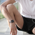 Ремінець  Hollow Apple Watch 1/2/3/4/5/6/7/8/SE/ULTRA 42/44/45/49MM, White/Black