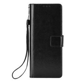 Футляр з клапаном для Samsung Galaxy Z Fold 2 5G, Crazy Horse Wallet, чорний