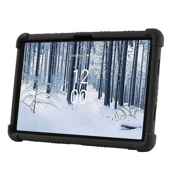 Силиконовый чехол для Nokia T21, Impact, бронированный, чёрный