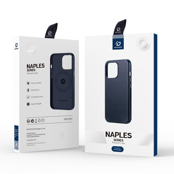 Чехол до iPhone 14 Pro Max, Dux Ducis Max Naples, синий