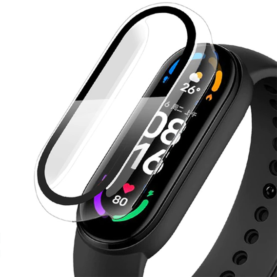 Чехол с крышкой для Xiaomi Mi Band 7/7 NFC - Clear