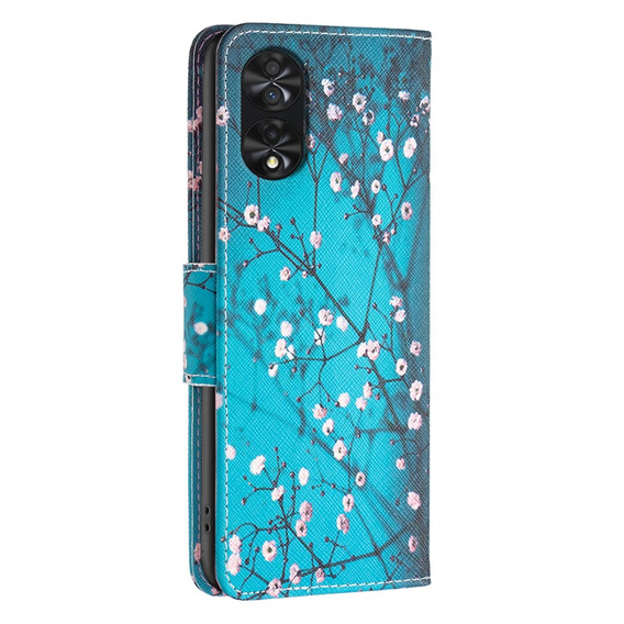 Откидной чехол для TCL 40 NxtPaper, Wallet, Sakura синий