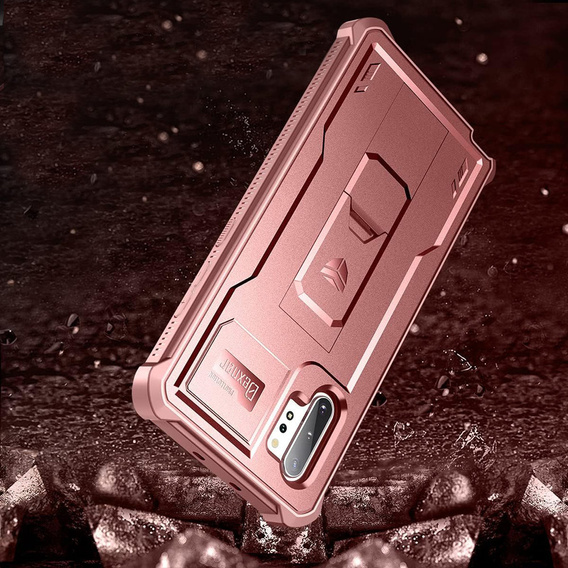 Бронированный чехол для Samsung Galaxy Note 10 Plus, Dexnor Full Body, розовый rose gold