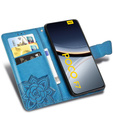Чохол-книжка для Xiaomi Poco F7, Butterfly, м'яти