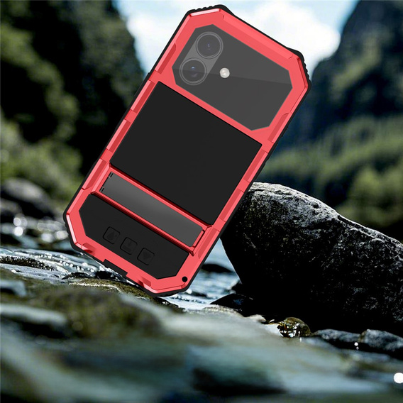 Броньований чохол з підставкою R-JUST для iPhone 17