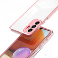 Чехол до Samsung Galaxy A14 5G, Fusion Hybrid, прозрачный / розовый