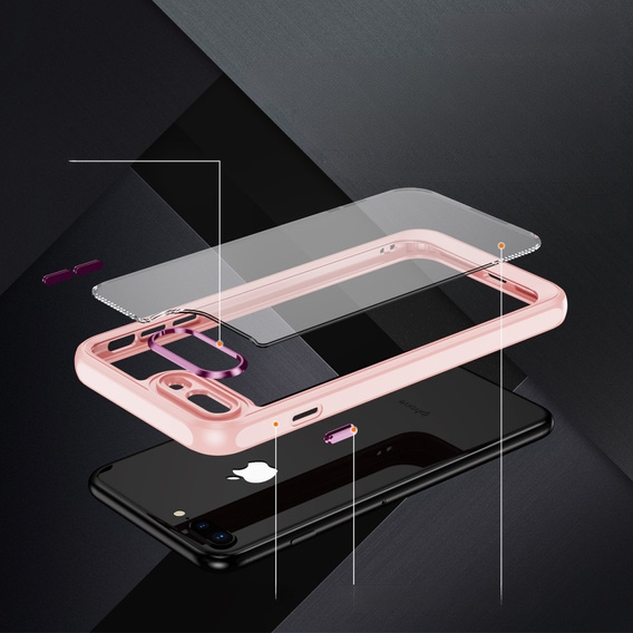 Чехол для iPhone 7 Plus / 8 Plus, ERBORD Impact Guard, розовый