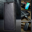 Откидной чехол для Samsung Galaxy S23, ERBORD Waxy Wallet, чёрный