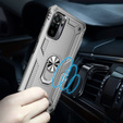 Броньований Чoхол до Xiaomi Redmi Note 10/10S, Nox Case Ring, сріблястий