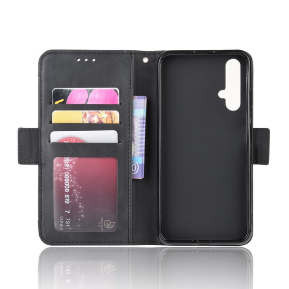 Футляр з клапаном для Huawei Honor 20 / Nova 5T, Card Slot, чорний