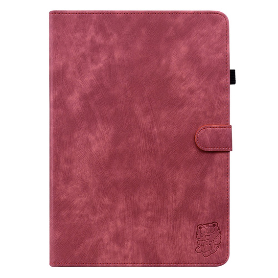 Чехол до Lenovo Tab M9, Wallet Pen Slot, красный