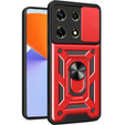 Чехол NOX Camera Slide Infinix Note 30 Pro, CamShield Slide, красный