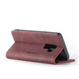 Чехол CASEME для Samsung Galaxy S9 Plus, Leather Wallet Case, бордовый