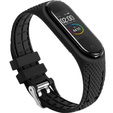 Силиконовый ремешок для Xiaomi Mi Band 5/6/7/7 NFC, Black