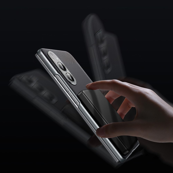 Чехол SULADA Carbon Fiber для MagSafe для Samsung Galaxy Z Fold6 5G, черный