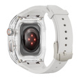 Силиконовый ремешок с чехлом для Apple Watch 1/2/3/4/5/6/7/8/9/10/SE/Ultra/Ultra 2 42/44/45/49MM