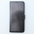 Футляр з клапаном для Xiaomi 13T / 13T Pro, Crazy Horse Wallet, чорний