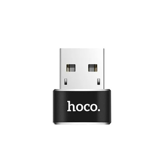 Адептер HOCO - USB-C TYPE-C на Lightning, Black