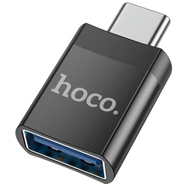 Адептер HOCO - USB-C TYPE-C на Lightning, Black